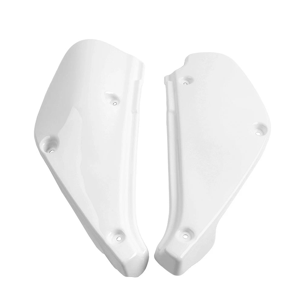 Pair Side Panel Plates Covers for Honda XR80R XR100R (1988–2000) Glossy White