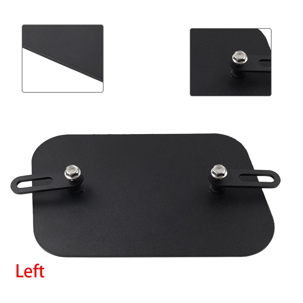Left Side Number Plate Panel Cover for Motorcycle (Universal)