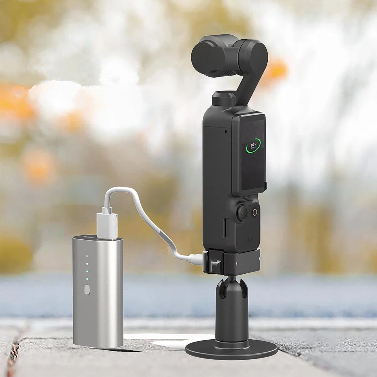 Type-C Charging Base Mount Adapter for DJI OSMO Pocket 3 (2023)