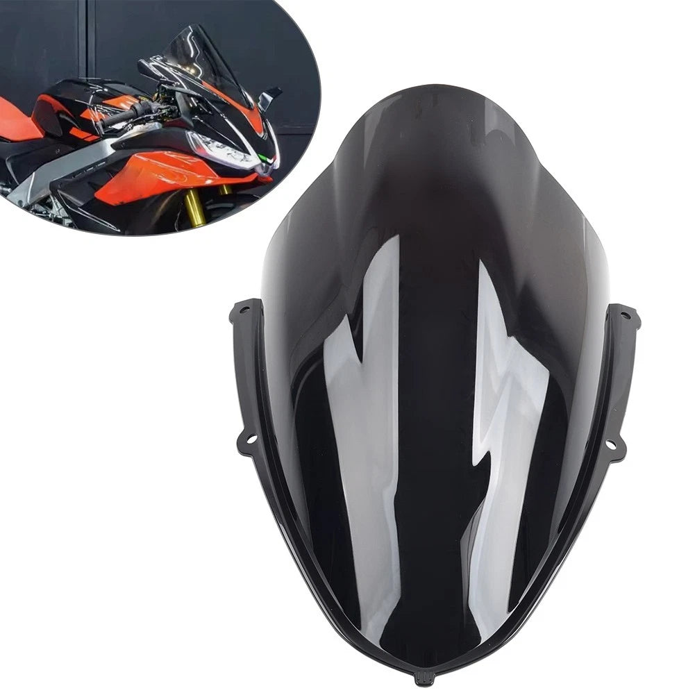 Tall Front Windscreen Windshield Wind Deflector For Aprilia RSV4 2021-24