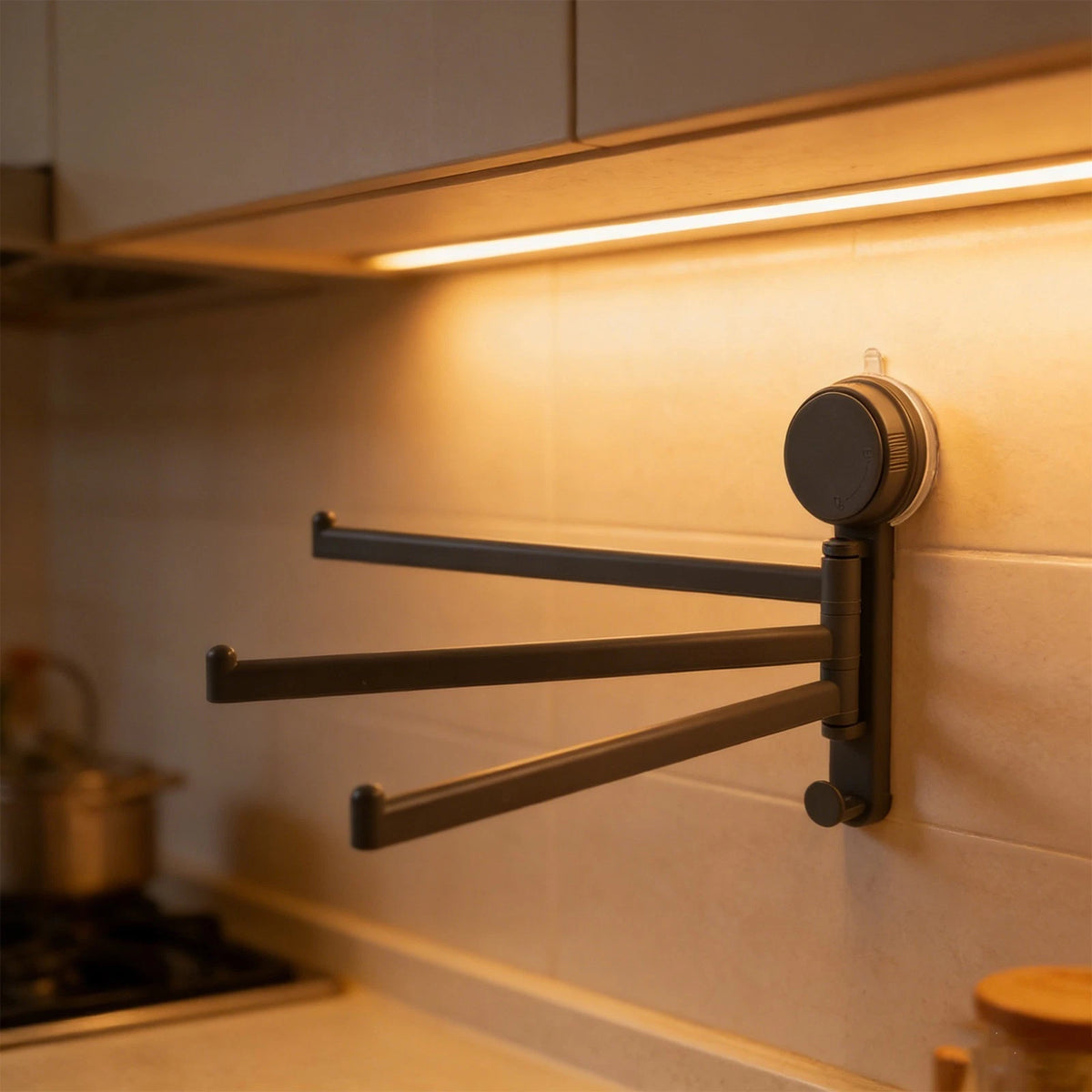 3-Rod Wall Mounted Towel Rack for Kitchen and Bathroom