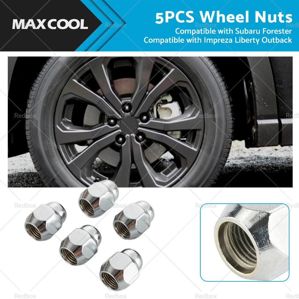 5X Wheel Nut Set for Subaru Forester (1993–2022) Ref. 28171AJ000