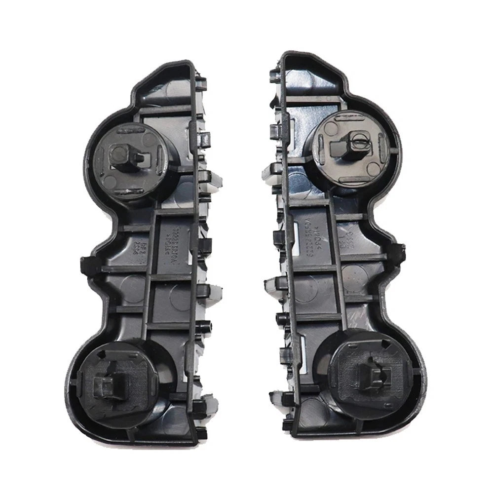 Front Bumper Bracket Pair for Nissan Kicks (2017–2020) Black ABS