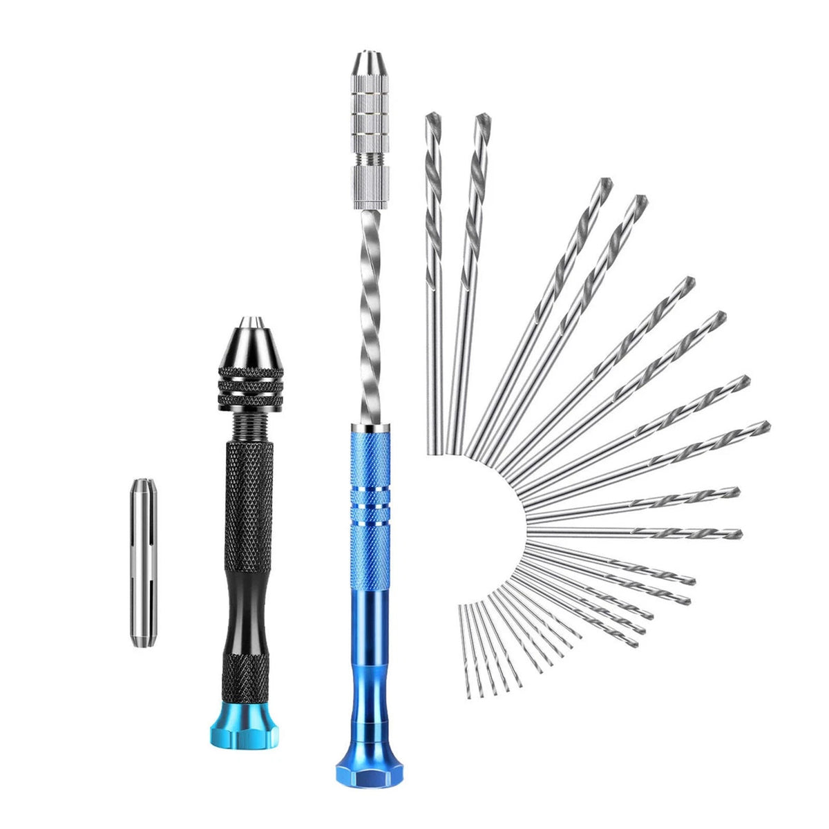 27 Piece Pin Vise Hand Drill Set with Micro Bits for Jewelry Making