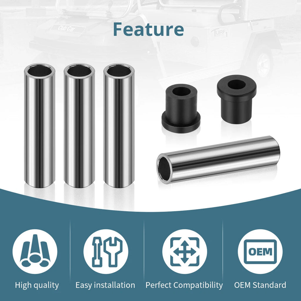 Rear Leaf Spring Bushing for EZGO Golf Cart TXT Club Car DS (1012303, 1015583)