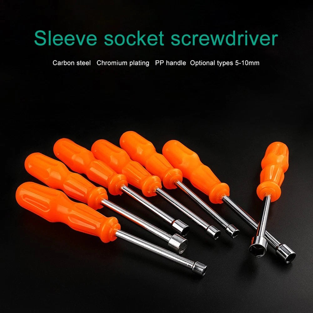 Screwdriver Socket Wrench Set 5/5.5/6/7/8/9/10mm for (190-200mm)