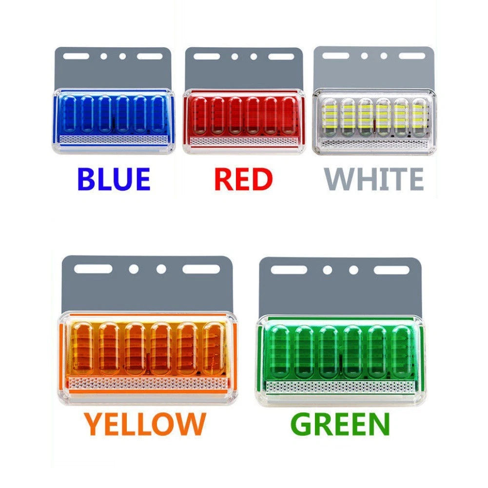 LED Side Marker Light for Trucks Trailers Bus RV 24V 8W ABS