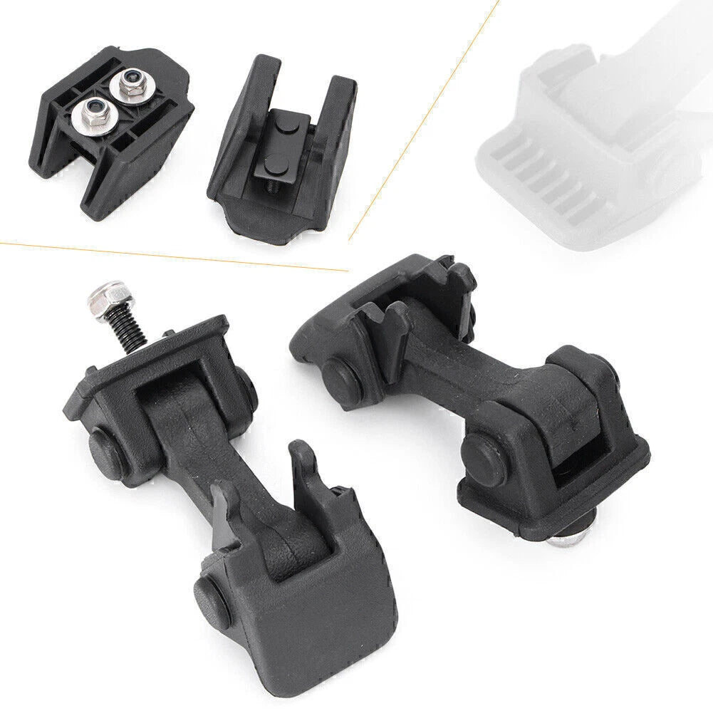 2 Upper Hood Lock Latches for Jeep TJ (1997–2006) - Black