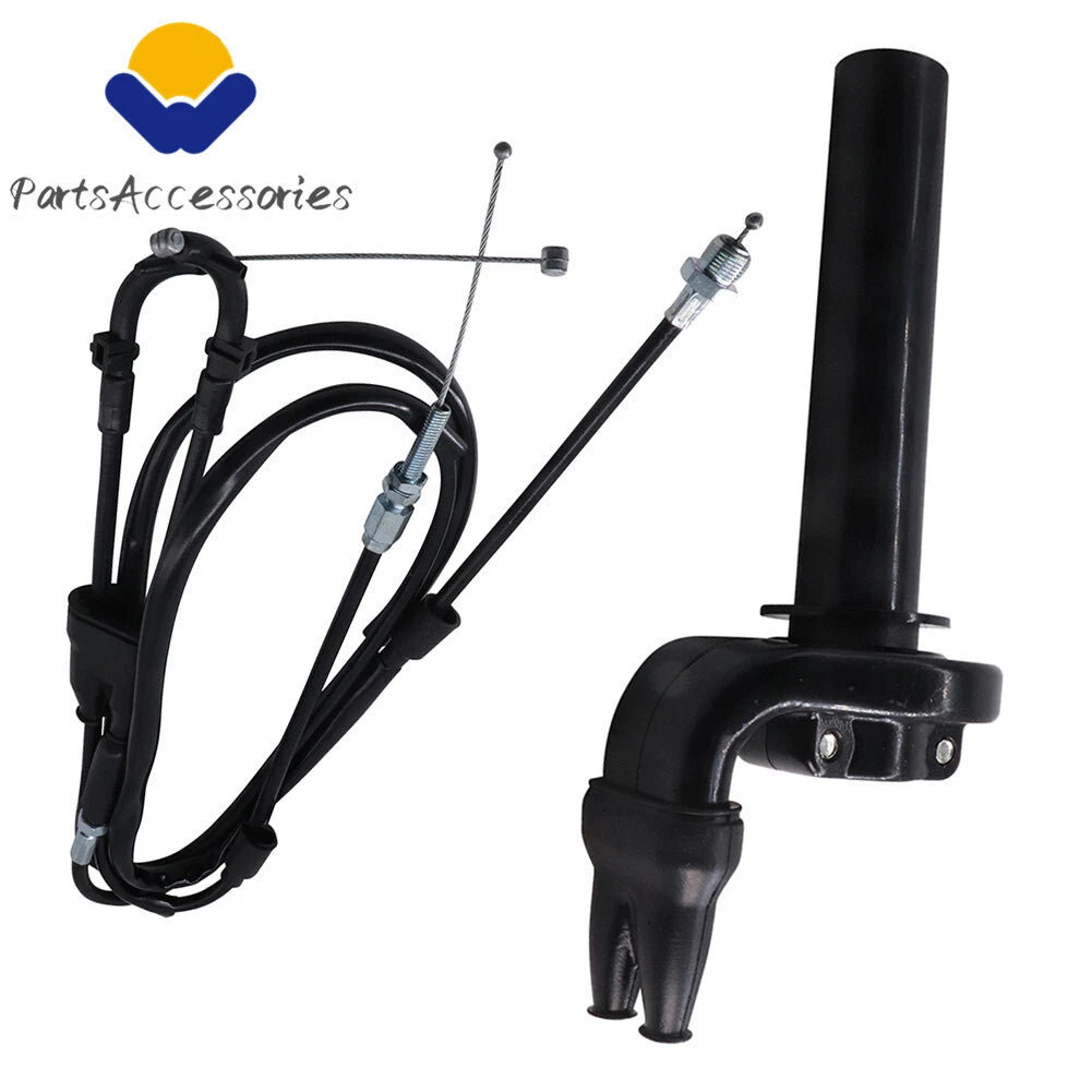 Throttle Cable + Twist Throttle Grip for Yamaha YZ250F (2001–2013)