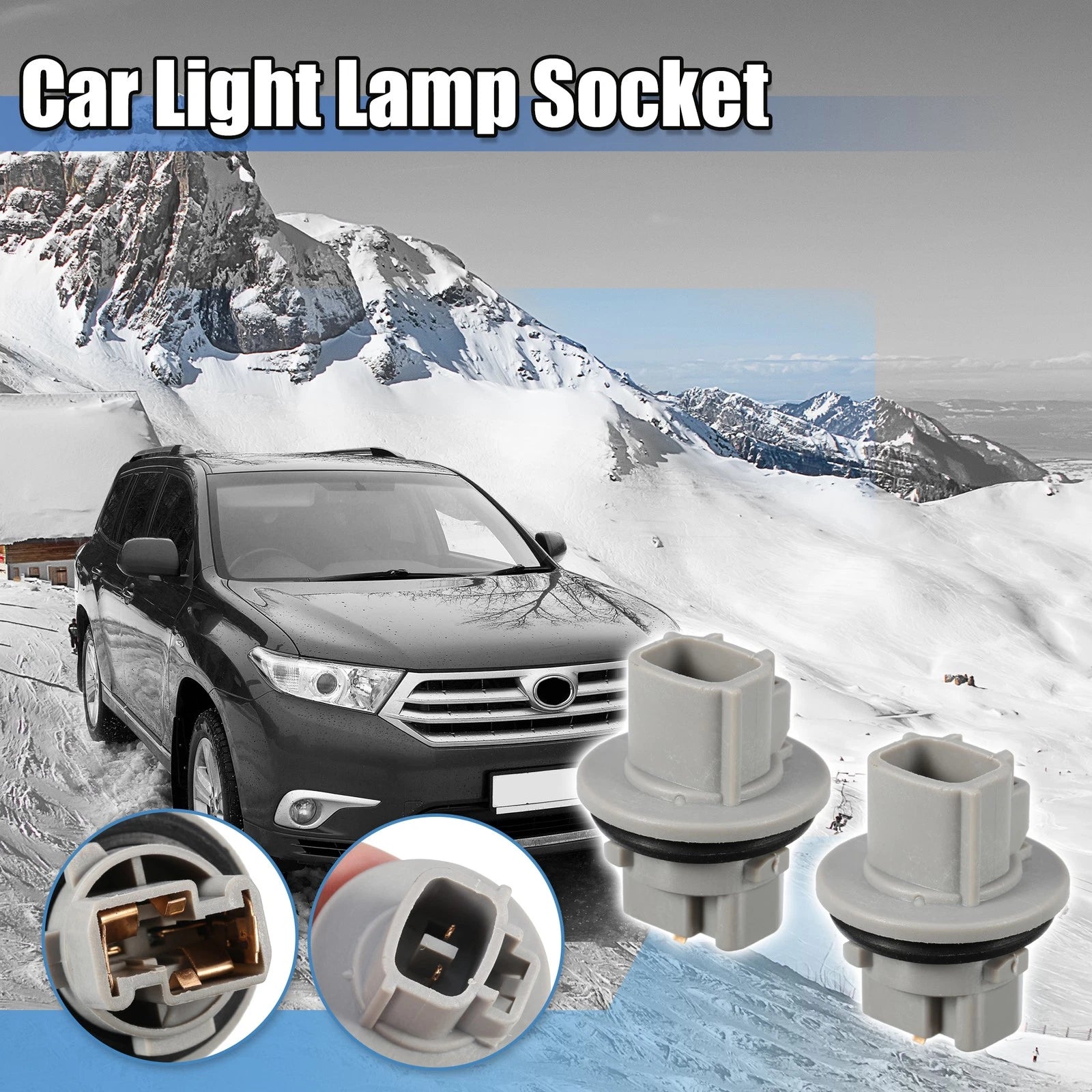 Turn Signal Light Bulb Socket Base Replacement for Toyota 4Runner (2003–2005)