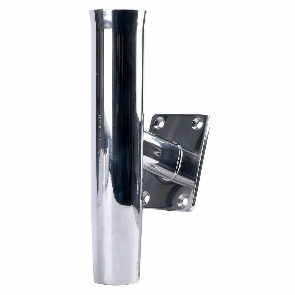 2Pcs Stainless Steel Wall Mounted Fishing Rod Holder for Boat