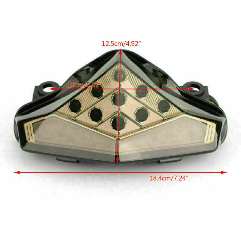 Integrated LED TailLight Turn Signals for Kawasaki Ninja 400 650 ER-6N (2012–2016)