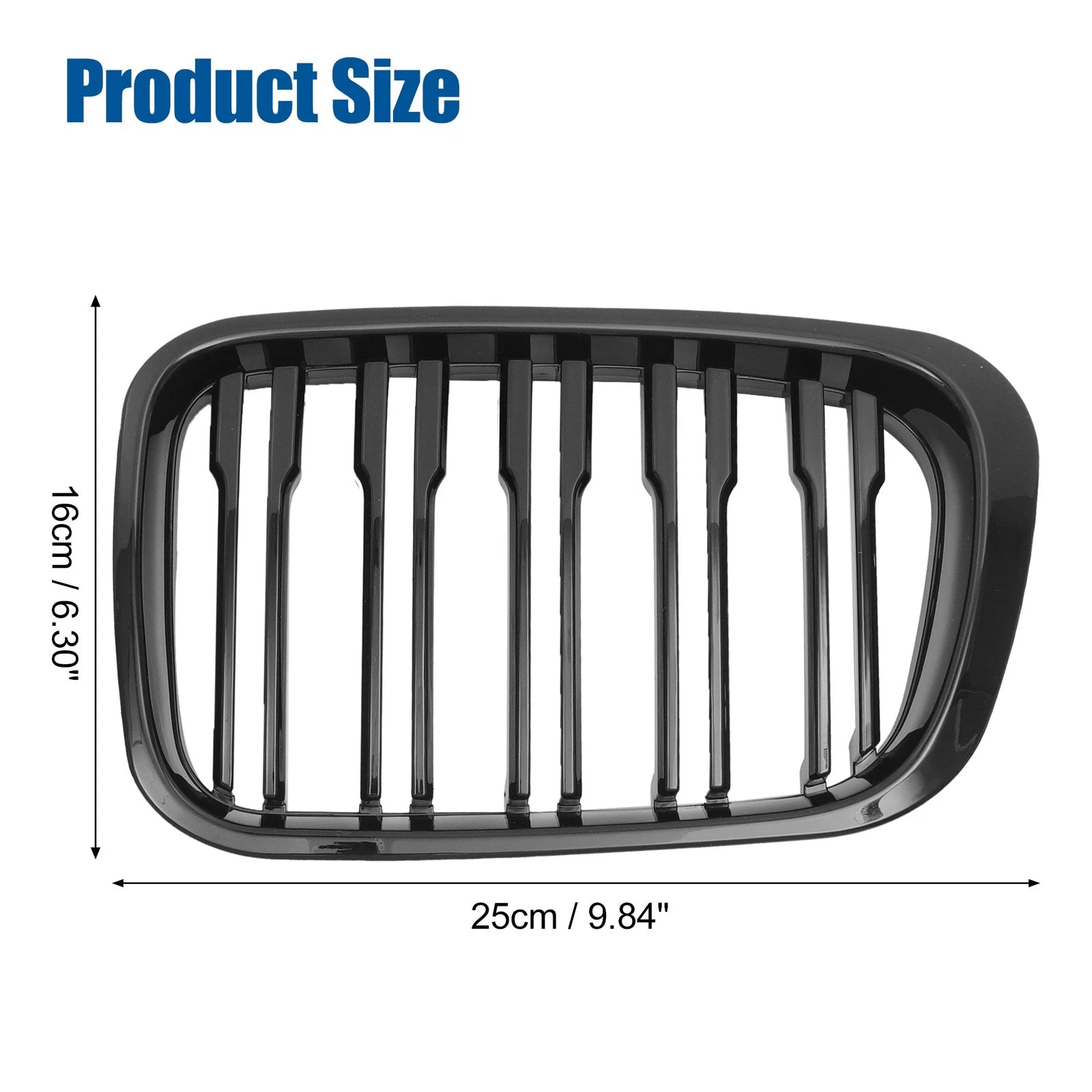 Front Hood Bumper Grille Pair Replacement for BMW 3 Series E46 (1999–2006)