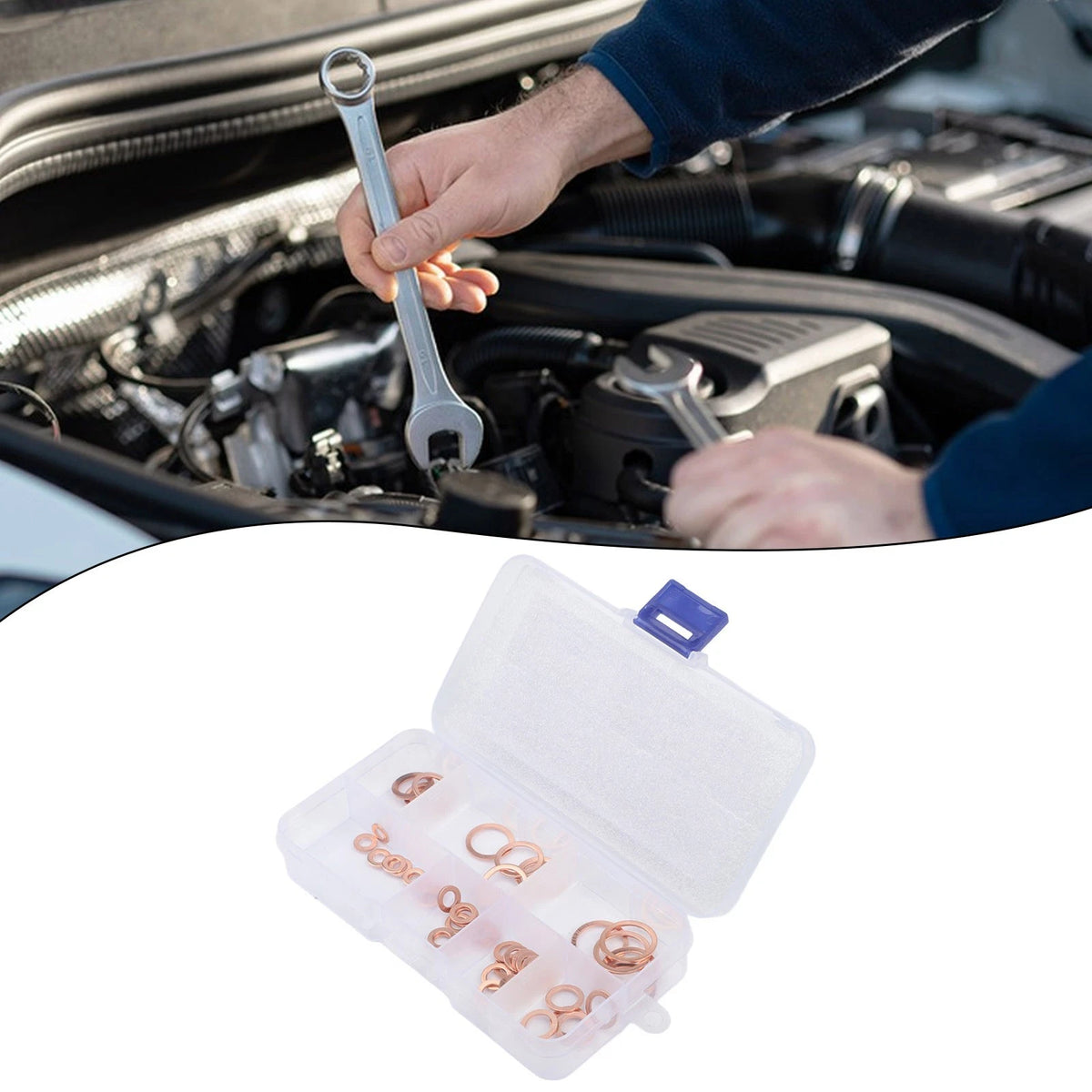 Flat Copper Washer Gasket Set for Industrial Use