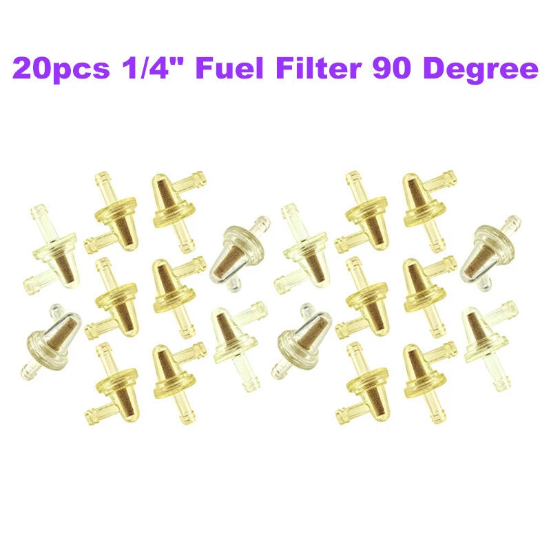 1/4" Fuel Filter 90 Degree for Honda Suzuki Snowmobile (8423-01-9909)