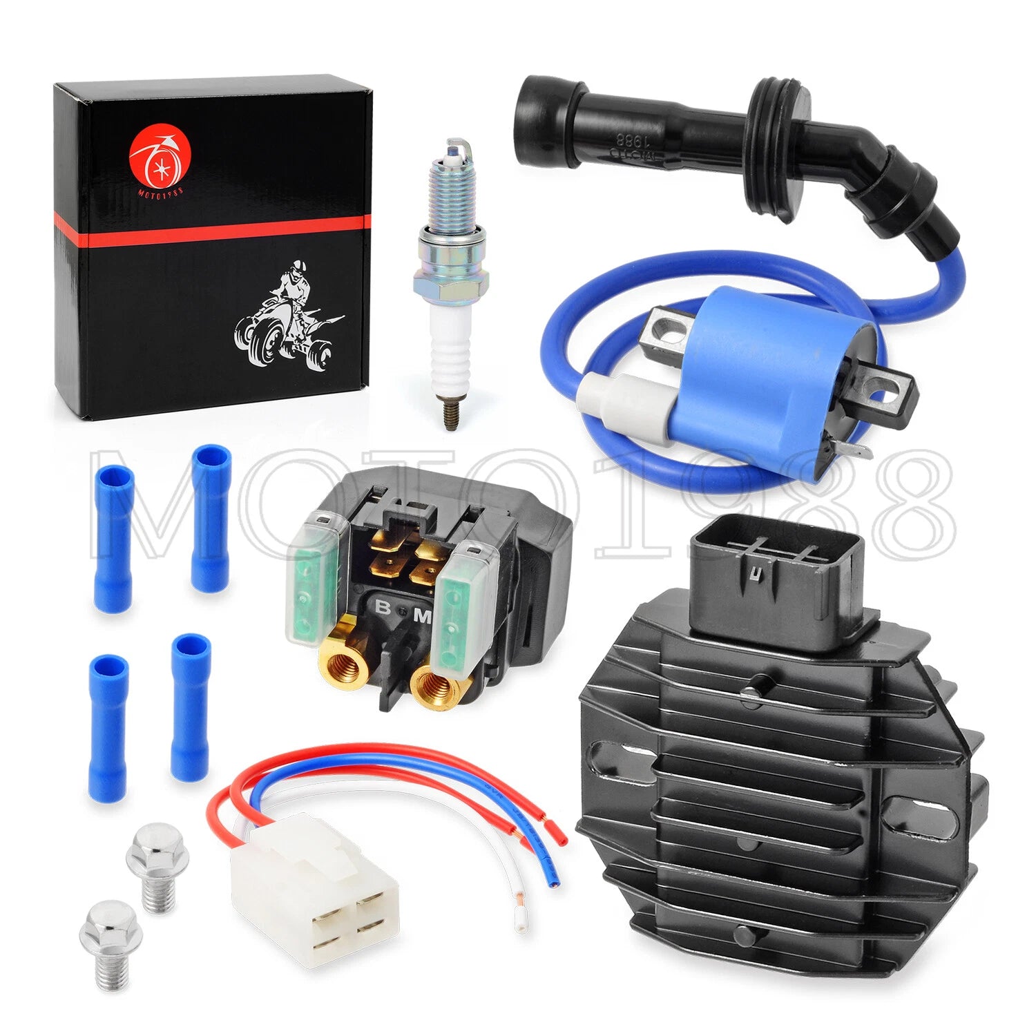 Ignition Coil Rectifier Starter Relay for Yamaha Raptor 660R (2001–2005)