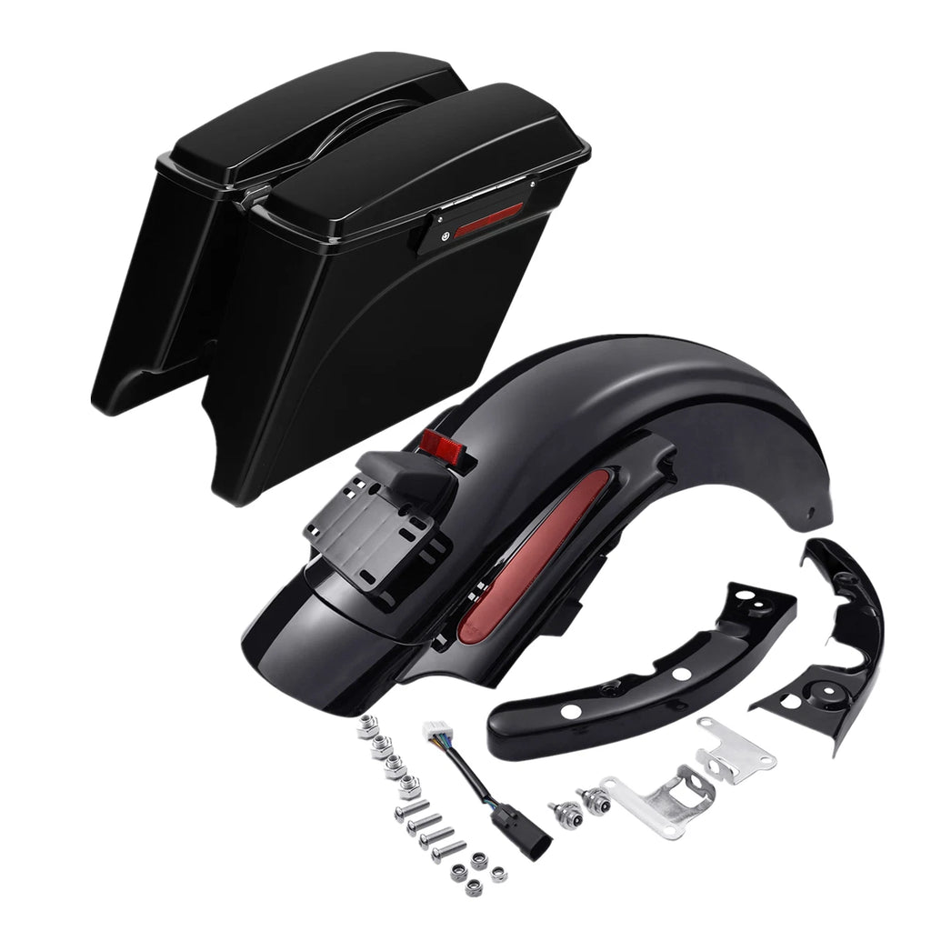 5" Stretched Hard Saddlebags for Harley CVO Electra Road Glide (2009–2013)
