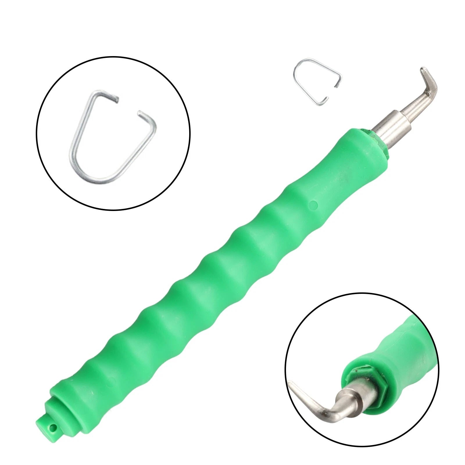 Green Semi-Automatic Steel Bar Tying Hook Winding Tool