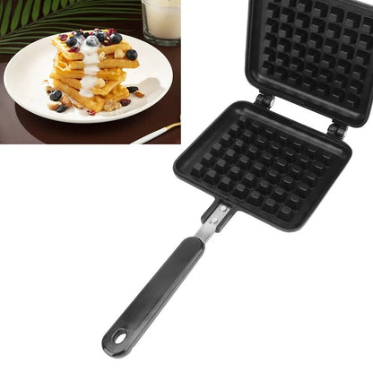 Gas Stove Waffle Maker with Nonstick Cooking Tray Compact Design