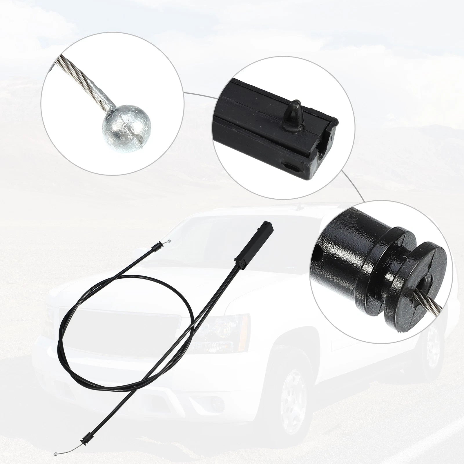 Hood Release Cable Door Handle Cable Replacement for BMW 328i (2012–2019)