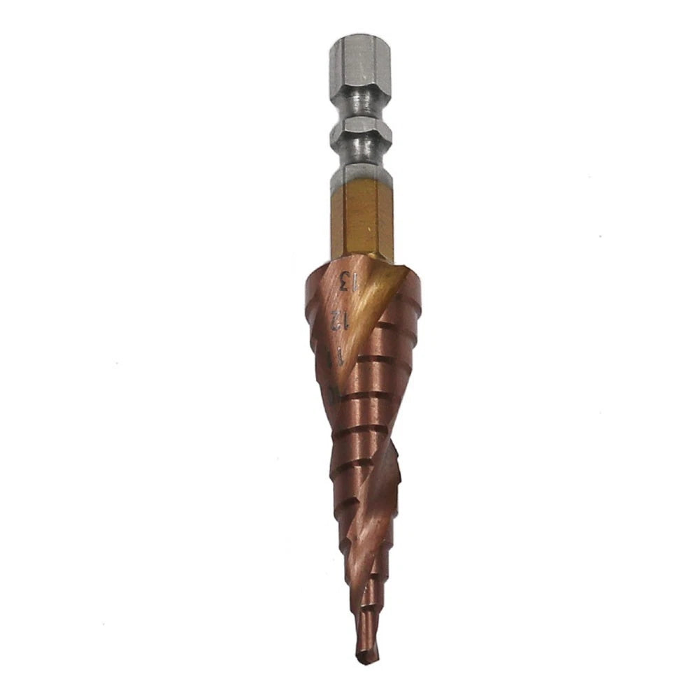 HSSCo M35 Cobalt Step Drill Bit 313mm 14 Inch Hex Shank