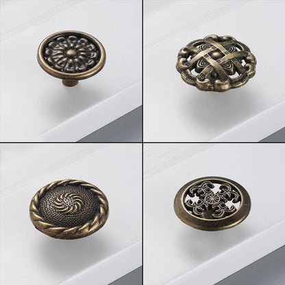 2/5/10Pcs Antique Bronze Door Pull Handle Dresser Cabinet Cupboard Drawer Knob