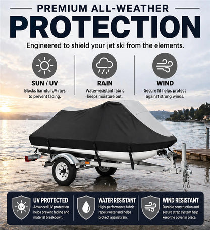 420 Denier Jet Ski Cover for Sea Doo GTI (2006–2007)