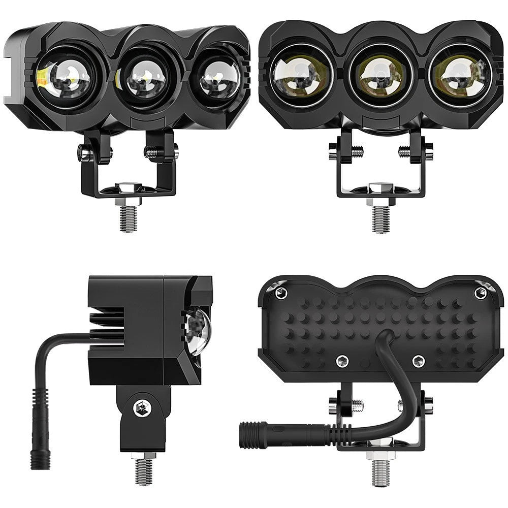 Motorcycle Headlight Fog Lamp Kit for Night Riding (Wide Temperature Range)