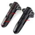 2X Front Lower Fork Leg Covers Red LED for Harley FLHR FLHTK FLHX (2014–2020)