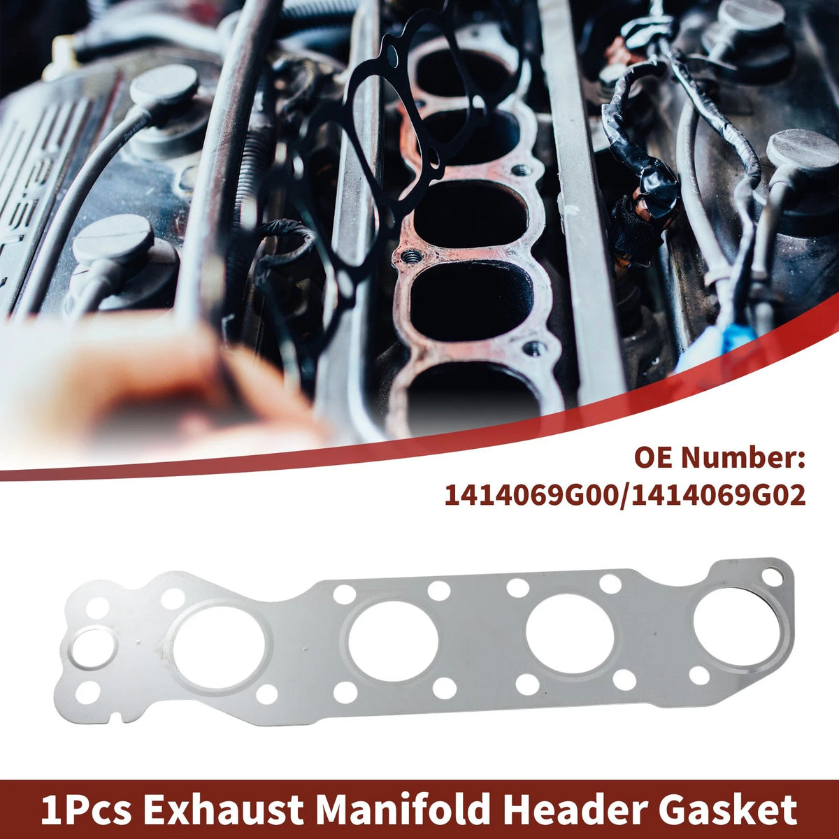 Exhaust Manifold Header Gasket for Suzuki Ignis (2000–2025) No. 1414069G00