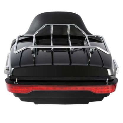 Trunk Backrest Rack Tail Light Mount Plate for Harley Touring (2014–2026)