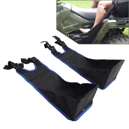 2Pcs Universal Adjustable Foldable ATV Rear Passenger Seat Footpegs
