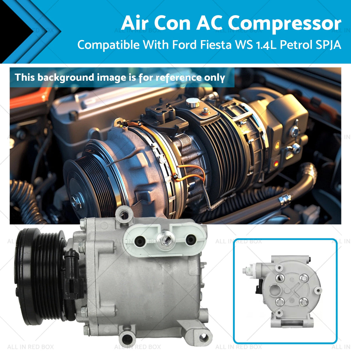 AC Compressor for Ford Fiesta WS (2002–2008) SPJA