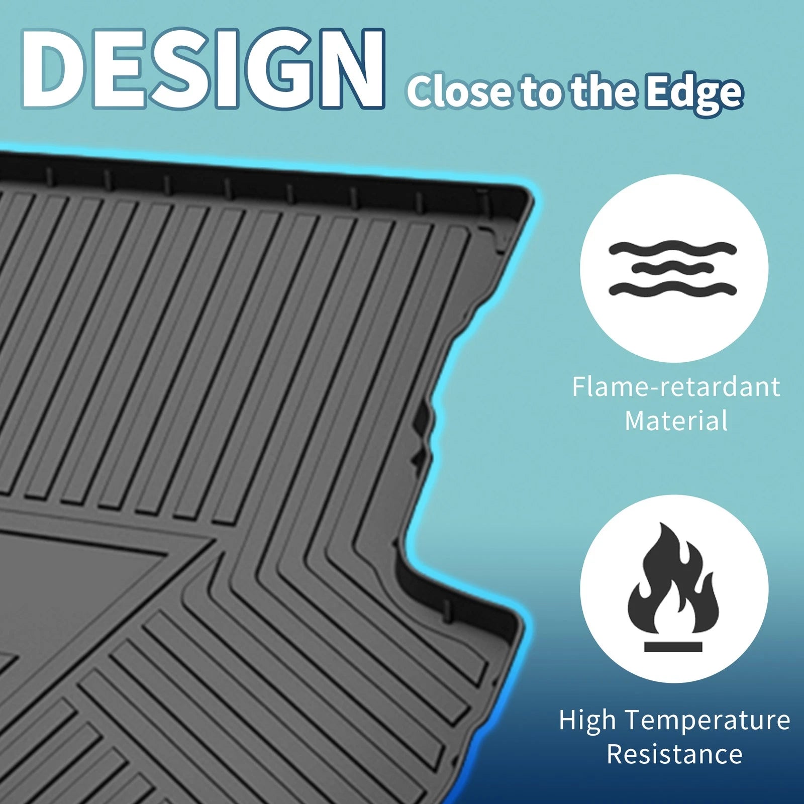 Cargo Liner Rear Trunk Mat TPE Replacement for Mitsubishi Outlander (2014–2021)