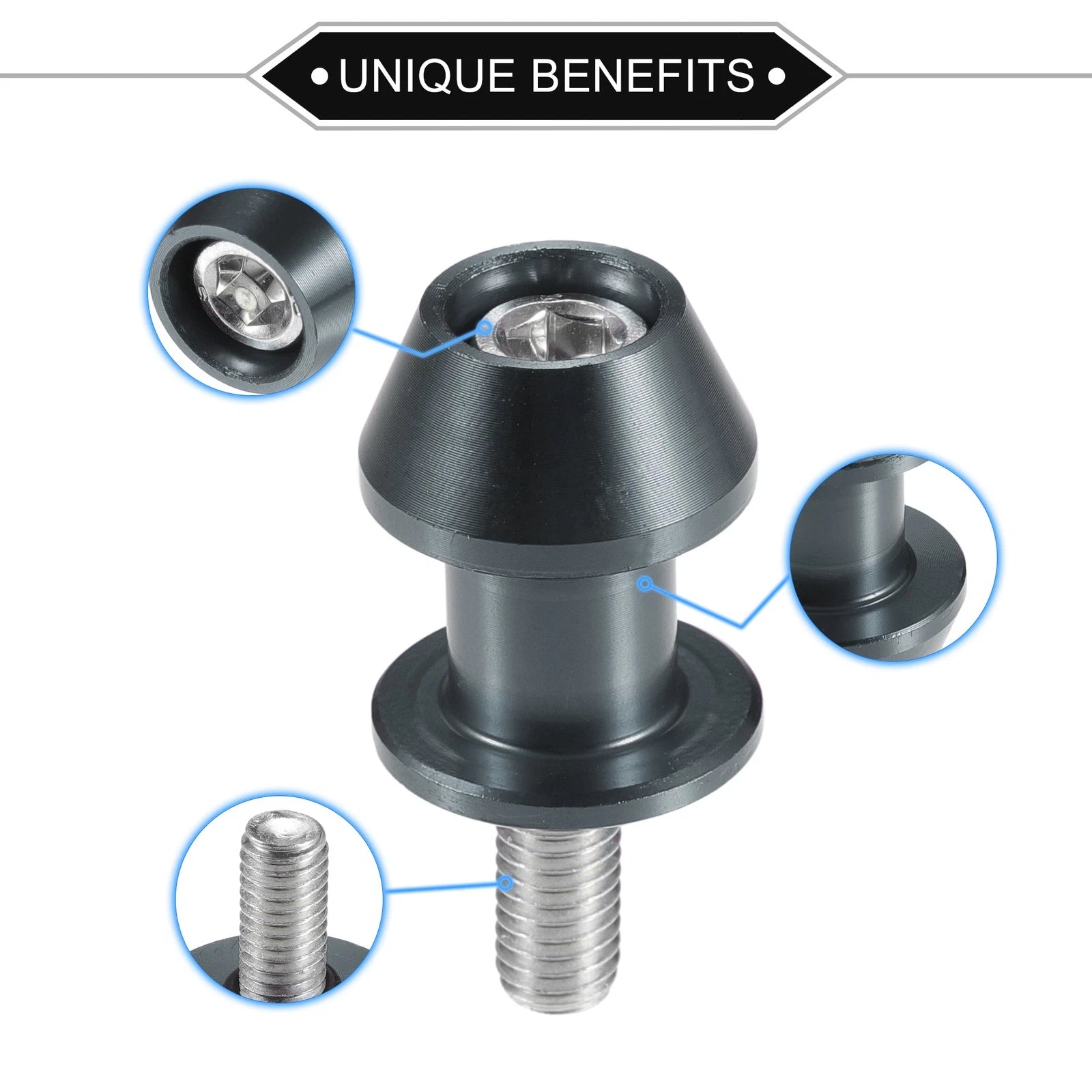 Motorbike Swingarm Spools 8mm CNC Replacement for Universal (2000–2026)