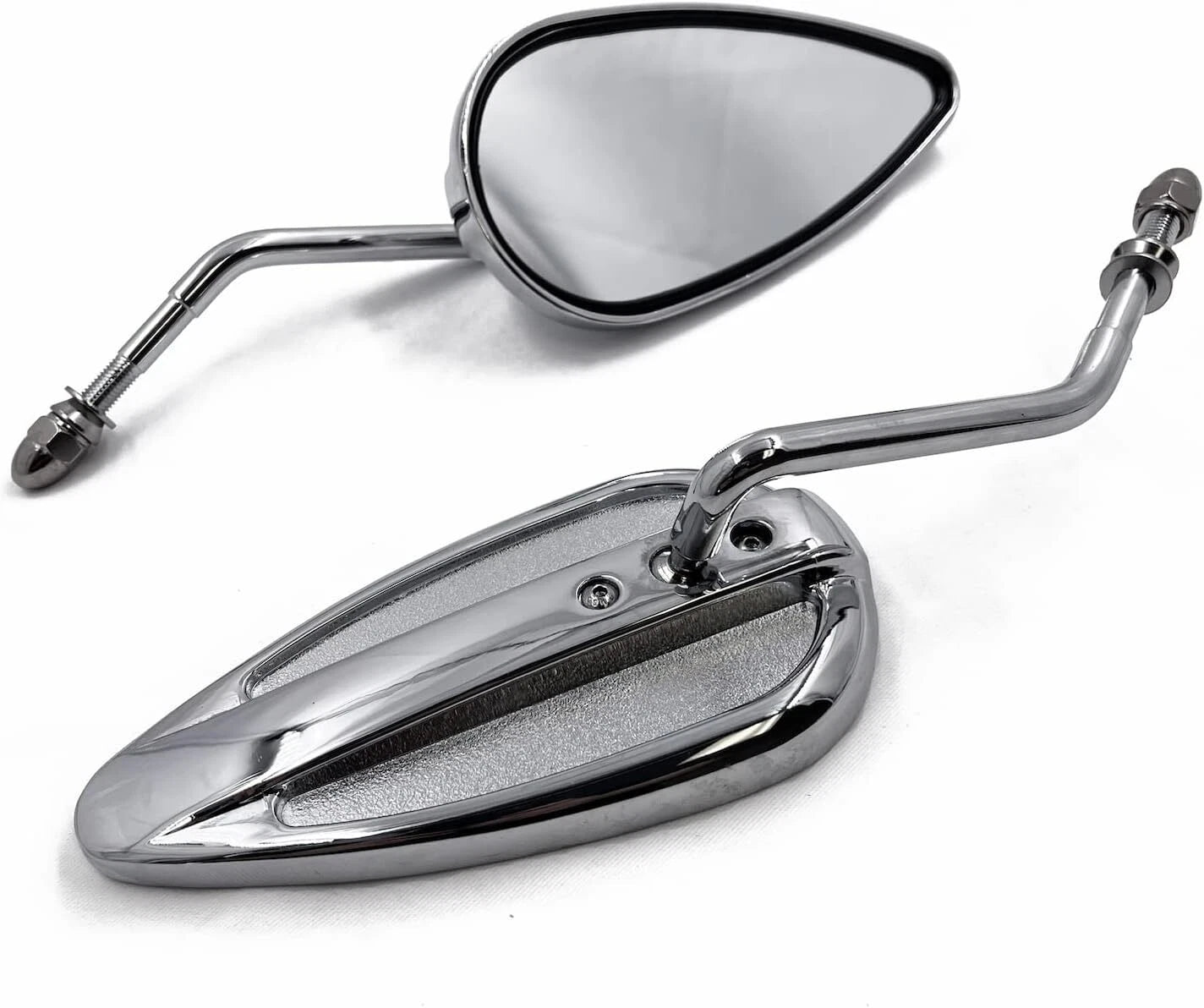 Chrome Classic Teardrop Mirror for Harley-Davidson Sportster (1982–Present)