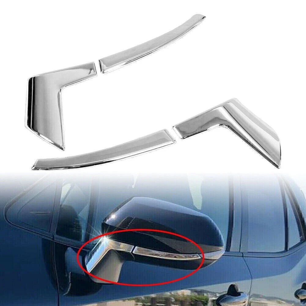2X Side Rear View Mirror Caps Cover Strips for Toyota Corolla (2019–2020)