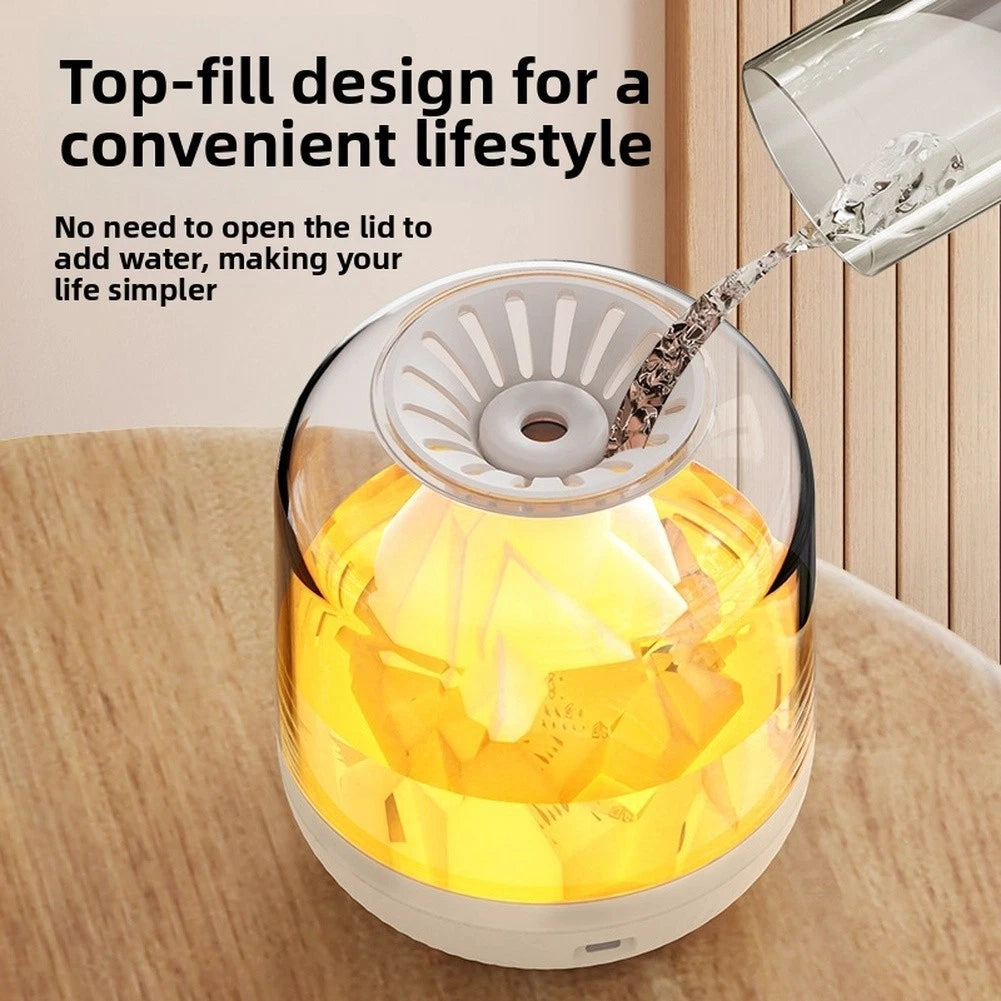 Large Mist Output USB Air Humidifier for Desktop Aromatherapy (Dry Air)