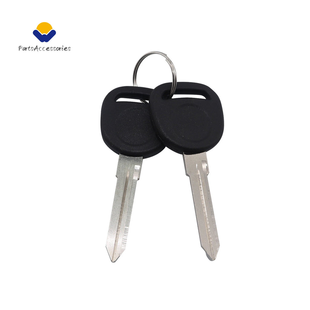 2X Ignition Bow Tie Key Blank for GM Chevy Truck (Uncut Blade)