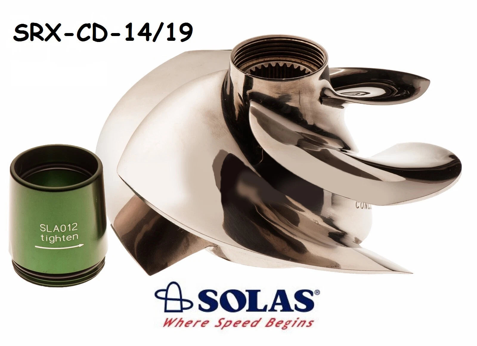 Solas Impeller SRX-CD-14/19 for Sea Doo 4-Tec RXTX 255 / RXT RXP GTX Wake (2008)