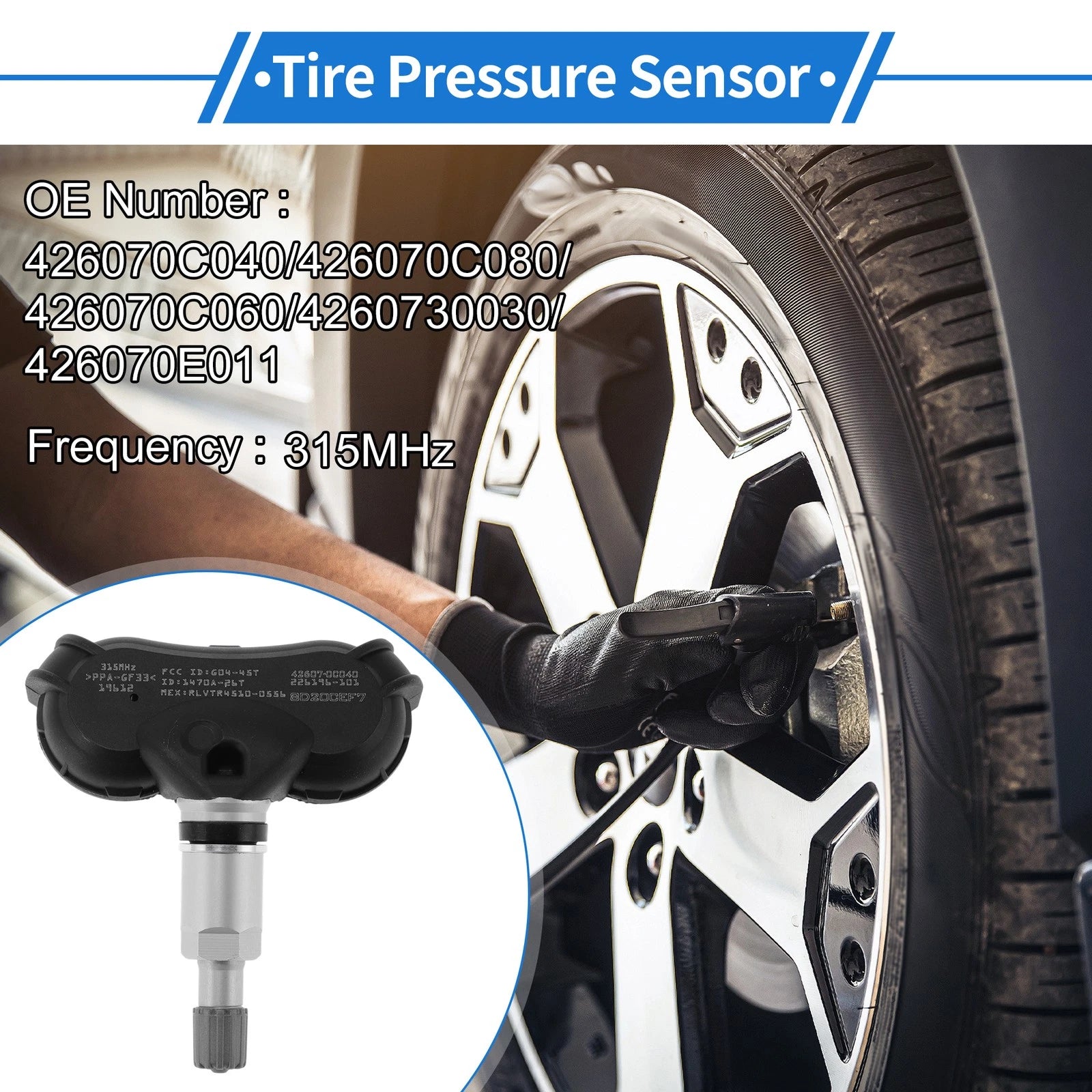 TPMS Sensor No. 426070C040 for Toyota Sequoia (2008–2011)