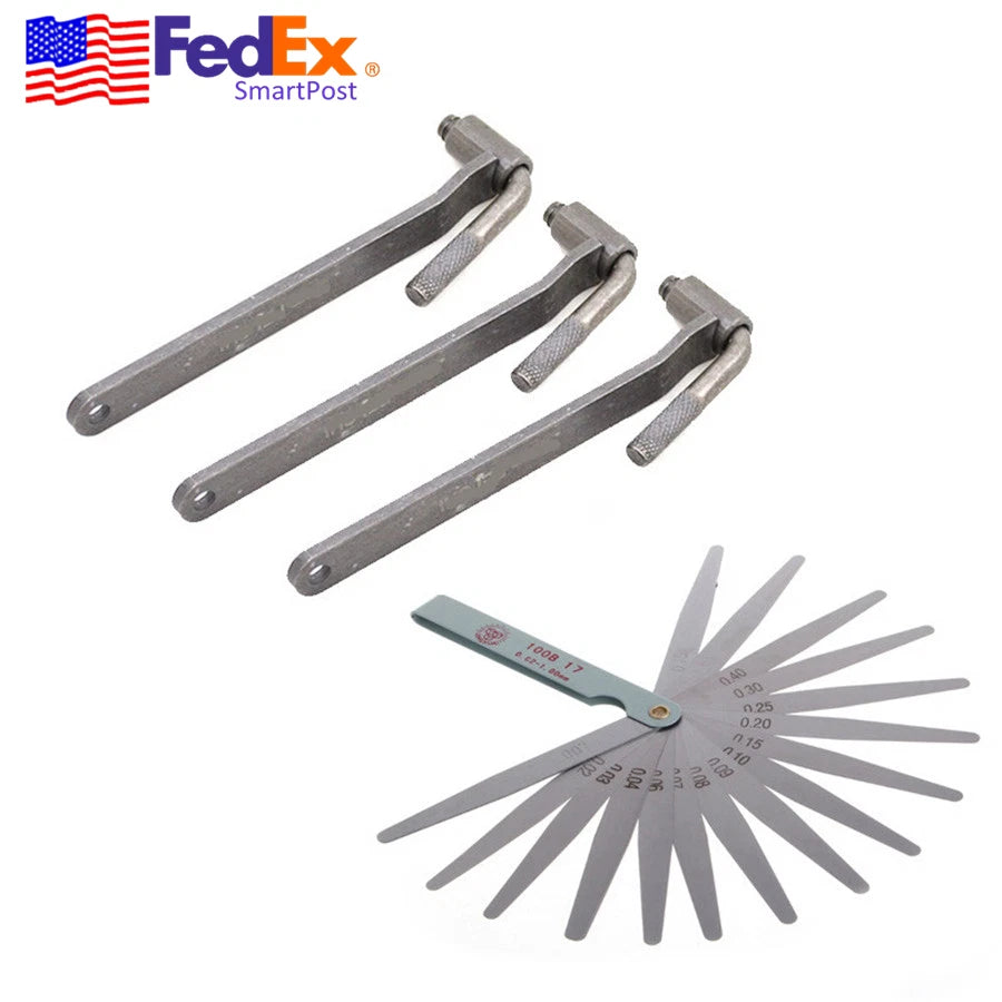 3X Engine Valve Screw Adjustment Tool Wrench for ATV Motorcycle (8/9/10MM)