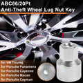Wheel Lock Lug Nut with Key Socket for VW Touareg (2004–2010)
