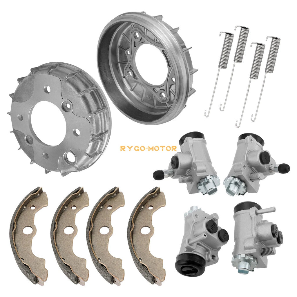 Front Brake Drum with 4 Wheel Cylinders for Honda Rincon 650 TRX650 (2003–2005)