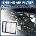 Engine Air Filter Replacement for Subaru Outback 2.5L 2005–2009 (2 Pcs)