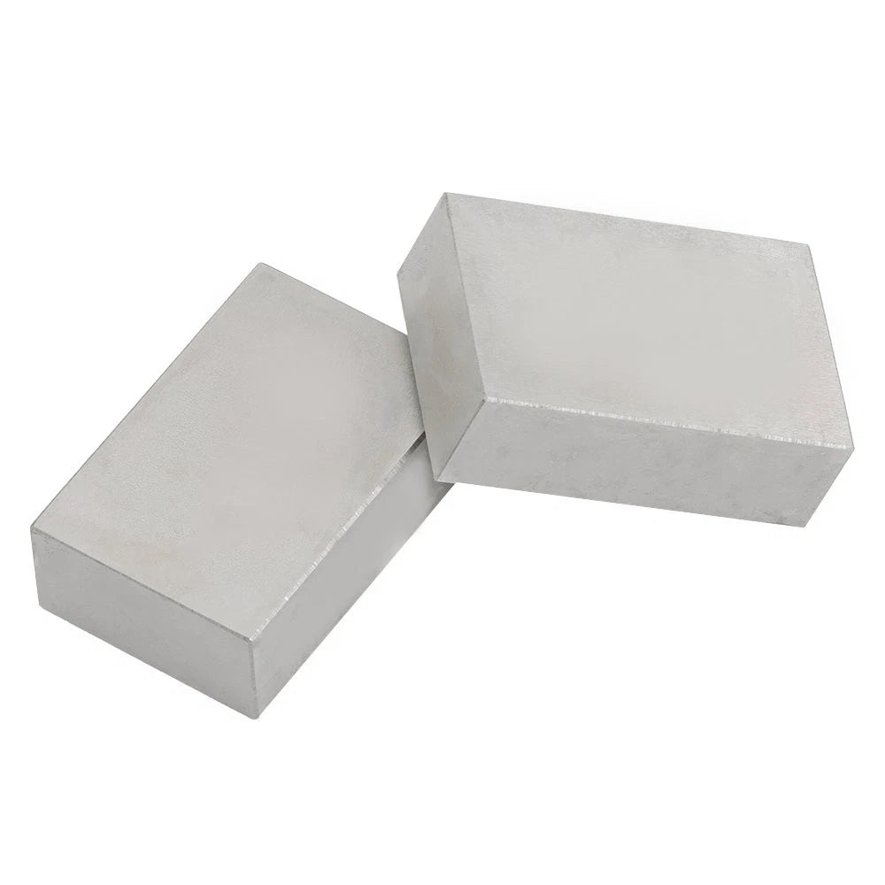 Set of 2 Precision Matched Block for Milling Machine No Holes