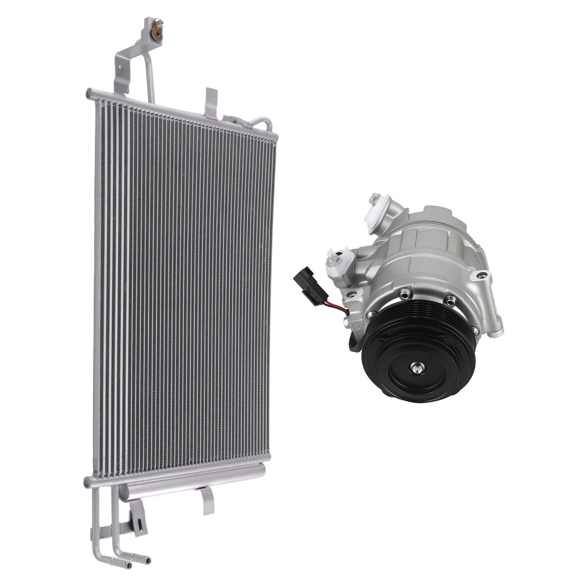 AC Condenser with Drier & Compressor for Ford Explorer 2011–2015