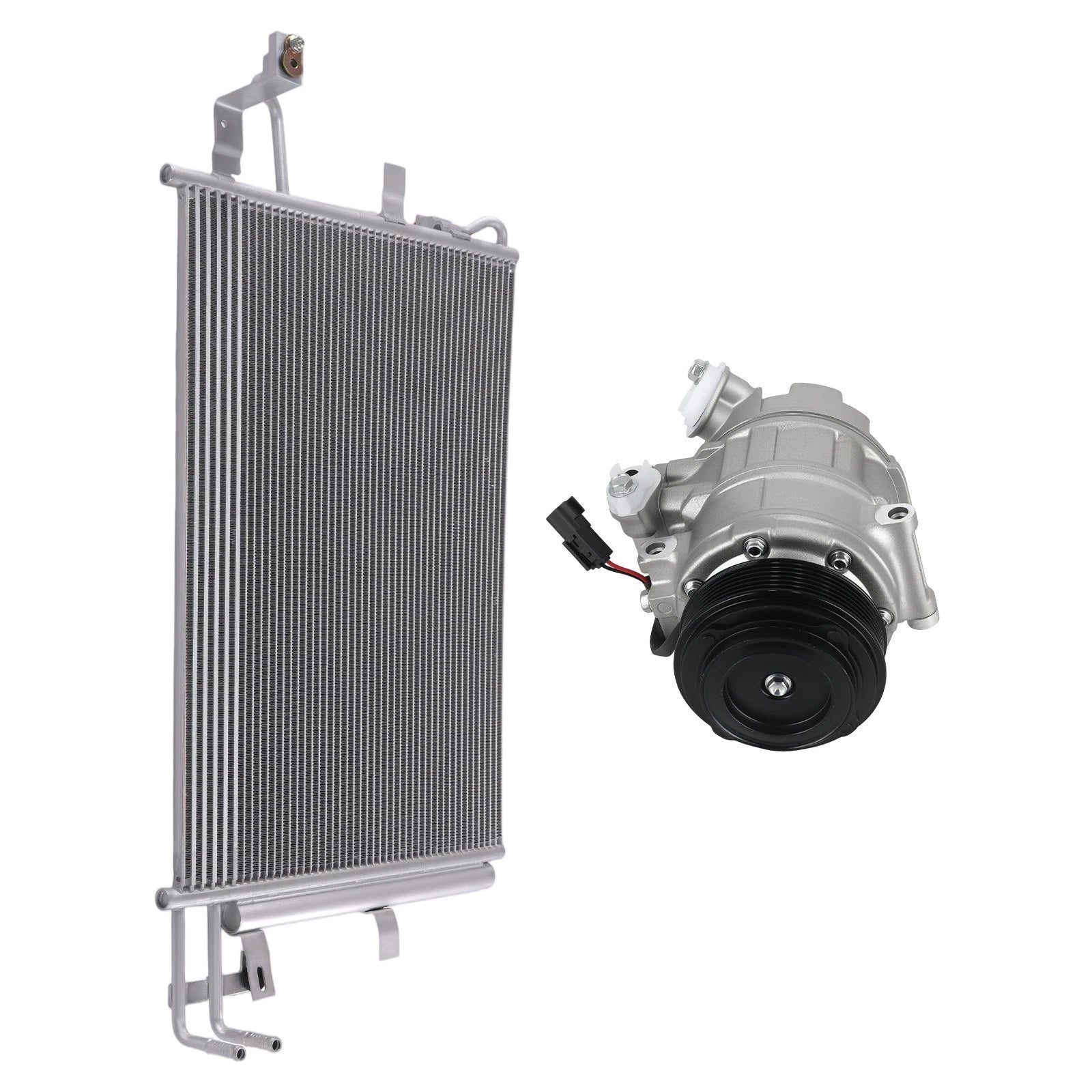 AC Condenser with Drier & Compressor for Ford Explorer 2011–2015