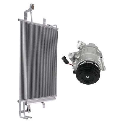 AC Condenser with Drier & Compressor for Ford Explorer 2011–2015
