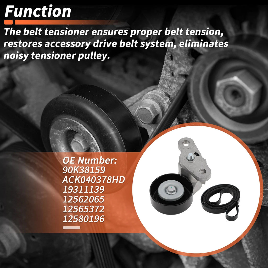 Drive Belt Tensioner Kit for Chevrolet Silverado 1500 (2003–2018)